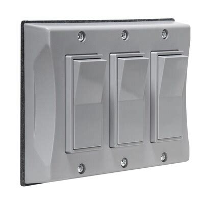 3-gang electrical box covers|3 gang light switch cover.